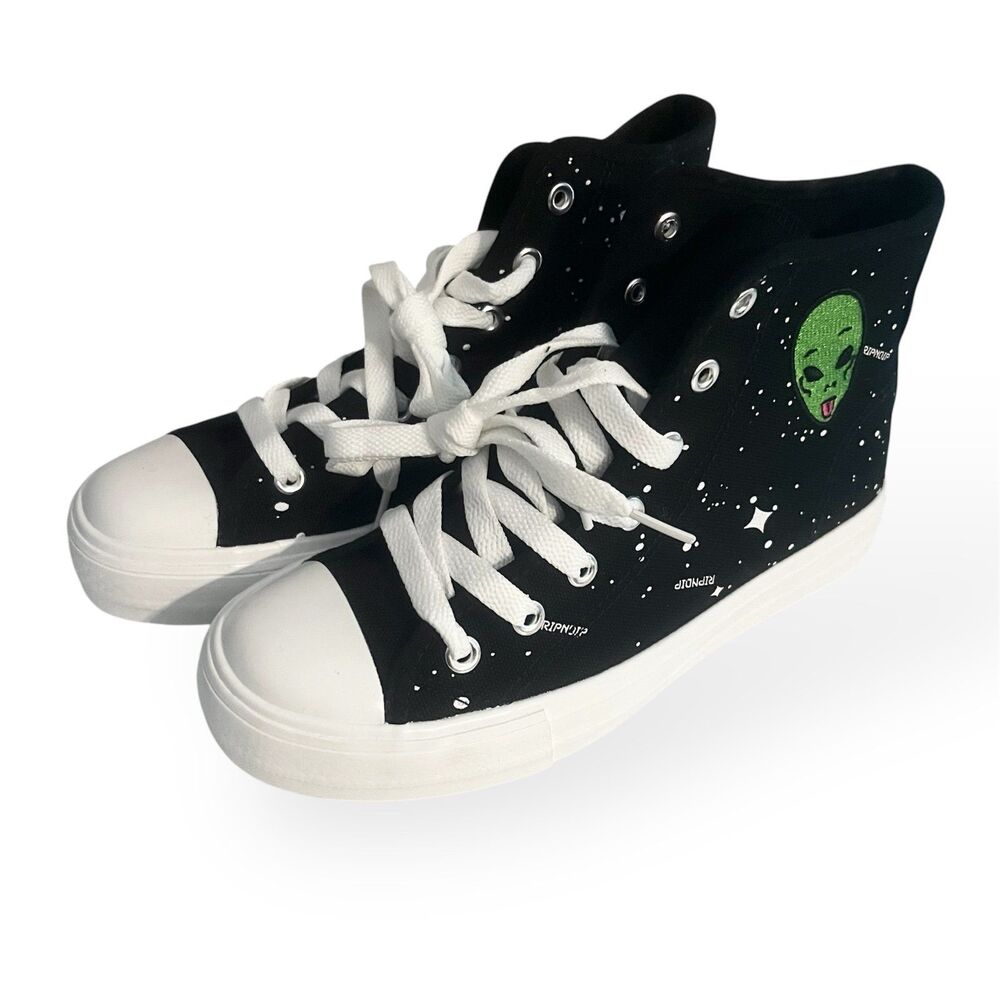 RIPNDIP - We Out Here High Top‎ Shoes, Black men's 6